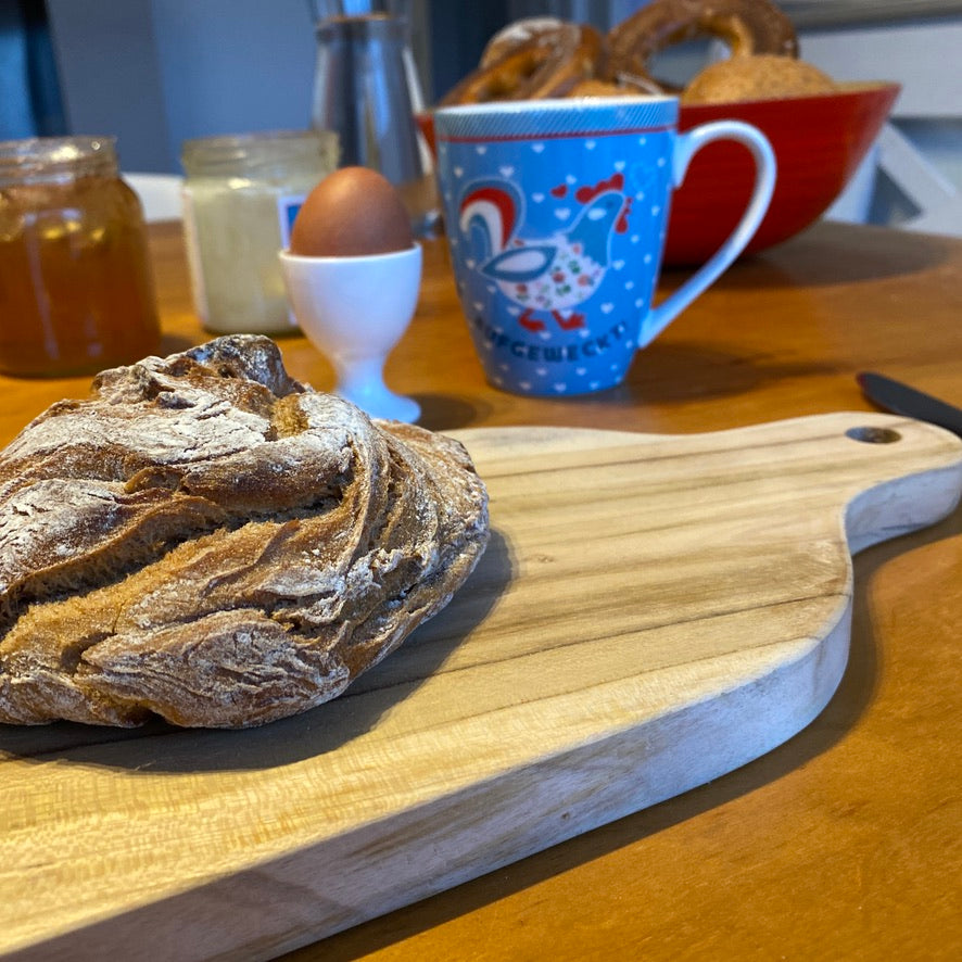 Frühstücksbrettchen Holz spülmaschinenfest