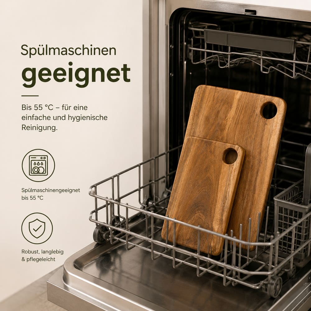 TEAKER - Set of 2 modern cutting boards