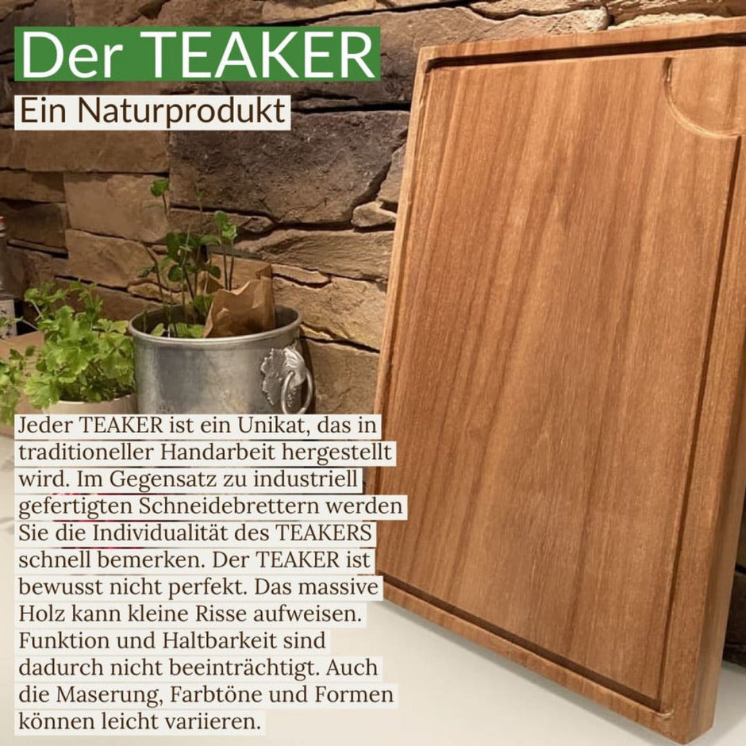 Hall - of TEAKER Wood Schneidebrett – 45cm