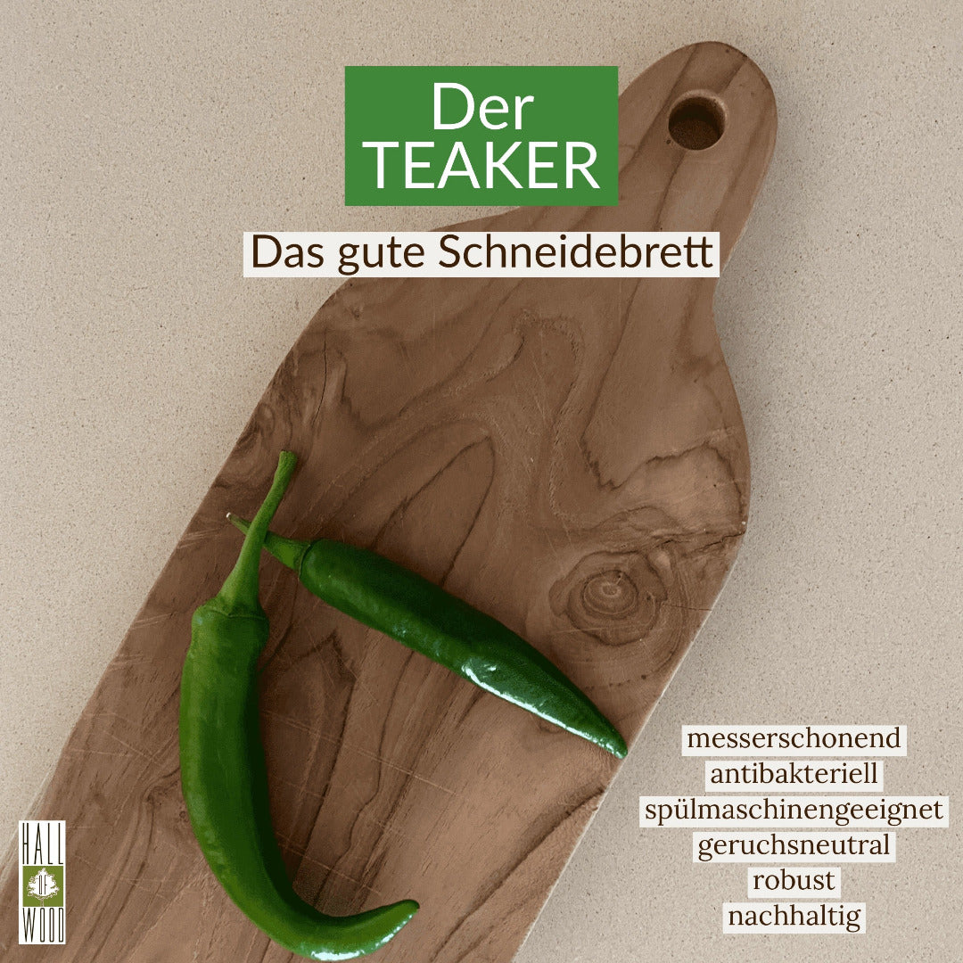 TEAKER - Schneidebrett 45cm of Wood – Hall